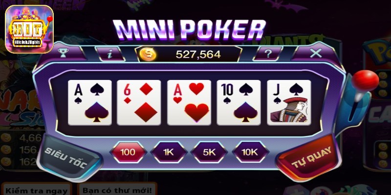 Giới Thiệu Về Game Mini Poker Tại Hitclub Chi Tiết Nhất