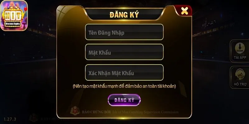 Đăng Ký - Đăng Nhập Đăng ký Hitclub dễ dàng qua 03 bước